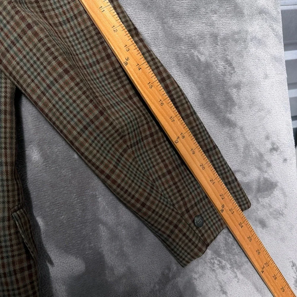 Vintage Dunn & Co Plaid Sport Coat Blazer Mens 40R‎ Wool Shooting Field